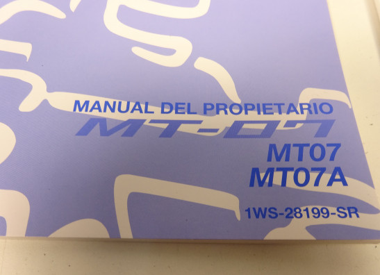 Fahrerhandbuch Yamaha MT 07