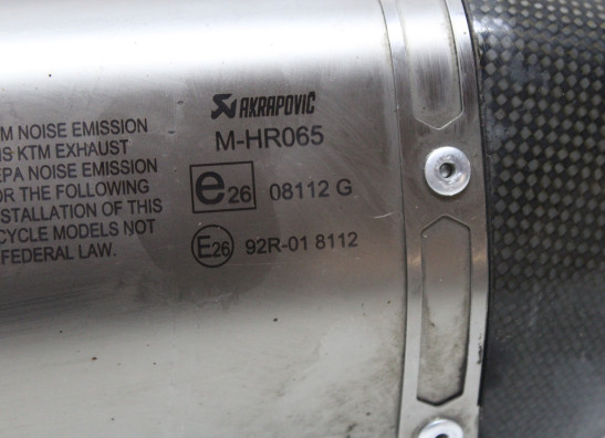 Uitlaat KTM 790 Duke