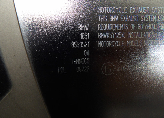 Uitlaat BMW R 1250 GS