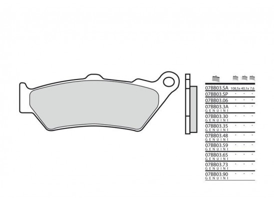 Remblokken voor BMW F 800 GS
