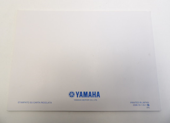 Instructieboekje Yamaha XVS 950 A Midnight Star