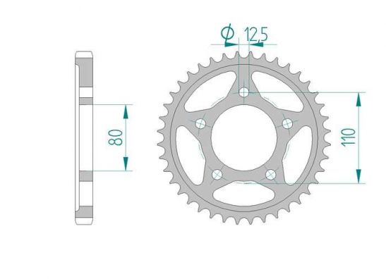 Kettensatz Honda CB 1000 F