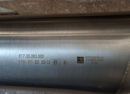 Muffler KTM 1290 Super duke