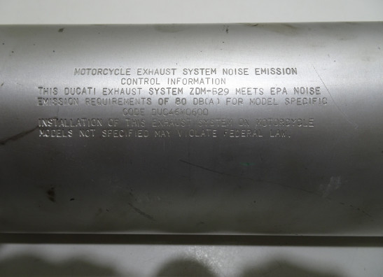 Muffler Ducati monster 900
