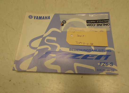Manuel Yamaha FAZER 600