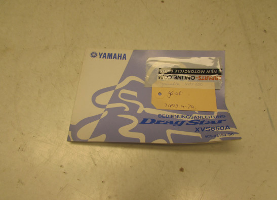 Instructieboekje Yamaha XVS 650 Dragstar