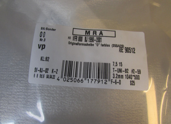 Scheibe Windschild Honda VFR 800 I