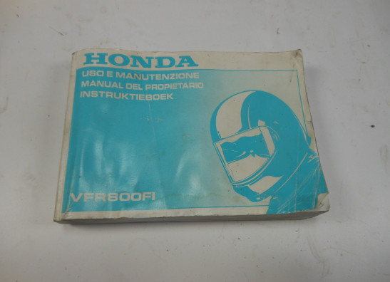 Instructieboekje Honda VFR 800 I