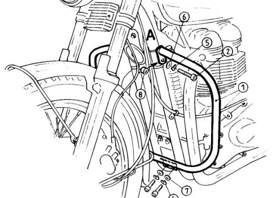 Valbeugel Triumph Bonneville T 100 
