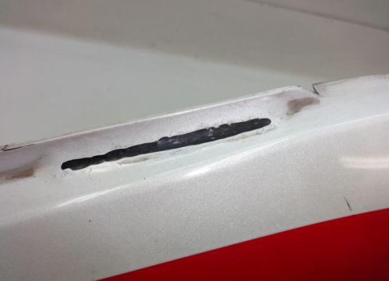 Rechter achterkant Yamaha FZ 750