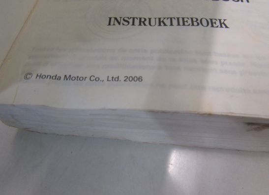 Instructieboekje Honda CBR 600 RR
