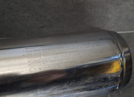 Uitlaat BMW R 1100 RT