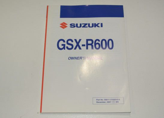 Instructieboekje Suzuki GSX R 600