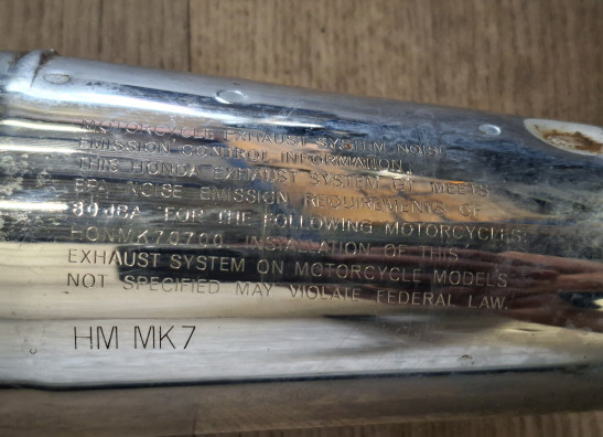 Uitlaat Honda VT 700 750