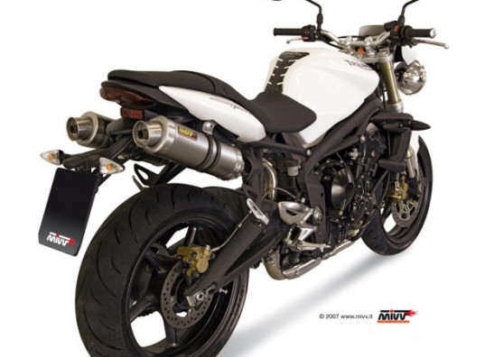 Uitlaat Triumph Street Triple 675