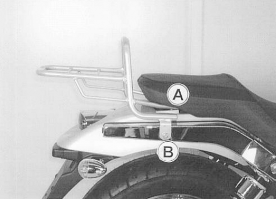 Rear carrier top box Moto Guzzi Nevada 750