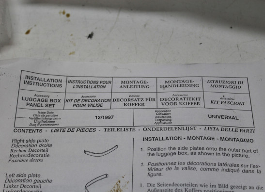 Top Box Honda Deauville 650 - 700