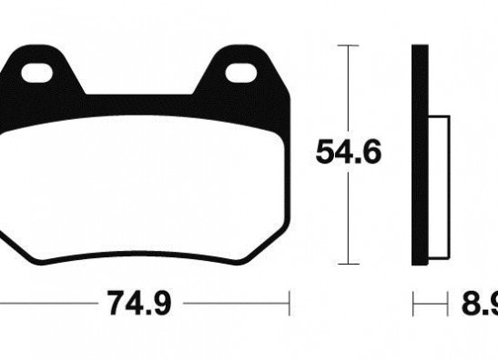Braking pads rear BMW K 1200 LT