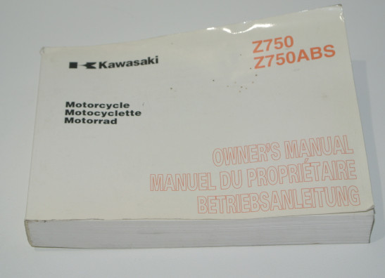 Fahrerhandbuch Kawasaki Z 750