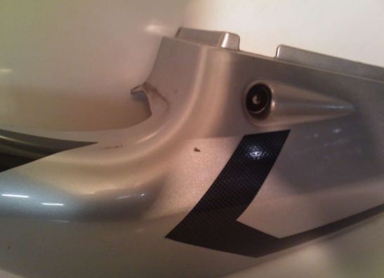 Linker achterkant Suzuki GSX R 750