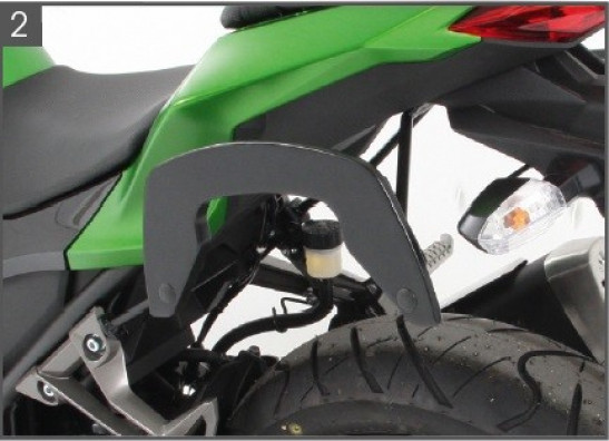 Kofferbeugel set Kawasaki Z 300