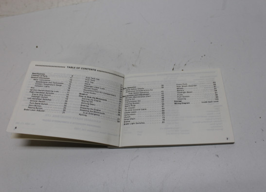 Instructieboekje Kawasaki KR-1S