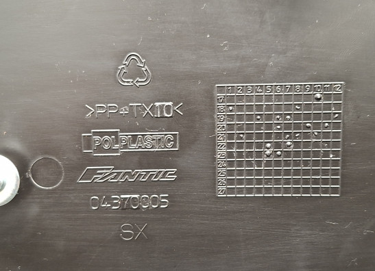 Rechter zijkuip klein Caballero - Fantic Deluxe 125