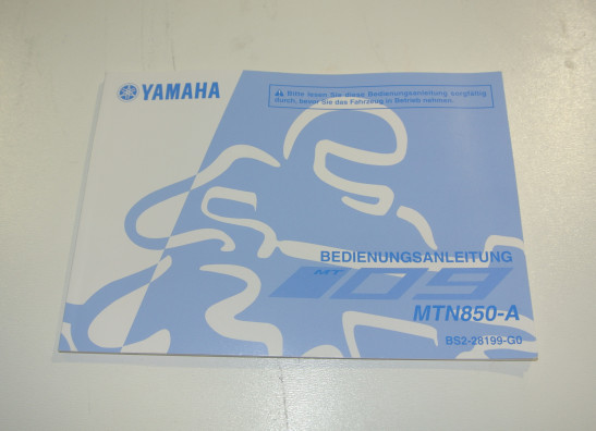 Manuel Yamaha MT 09
