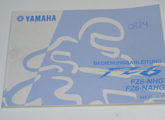 Fahrerhandbuch Yamaha FZ6
