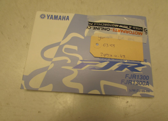 Instructieboekje Yamaha FJR 1300
