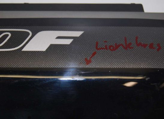 Rechter achterkant Suzuki GSX F 750