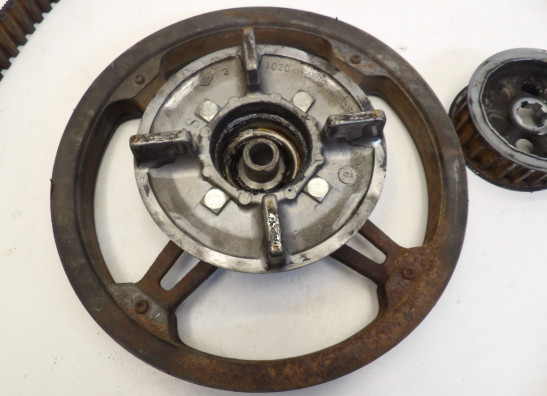 Chain and sprocket kit Kawasaki LTD 440