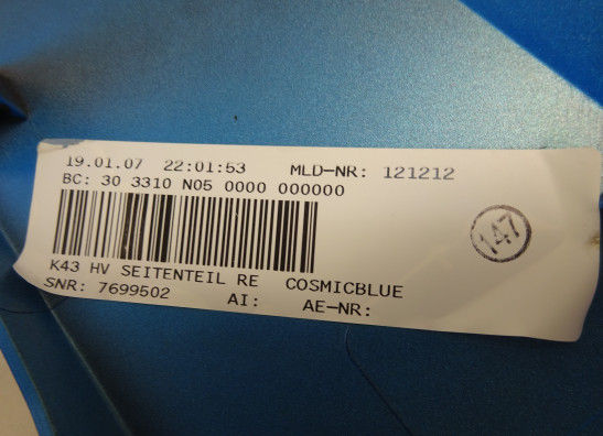 Seitenverkleidung rechts BMW K 1200 R 