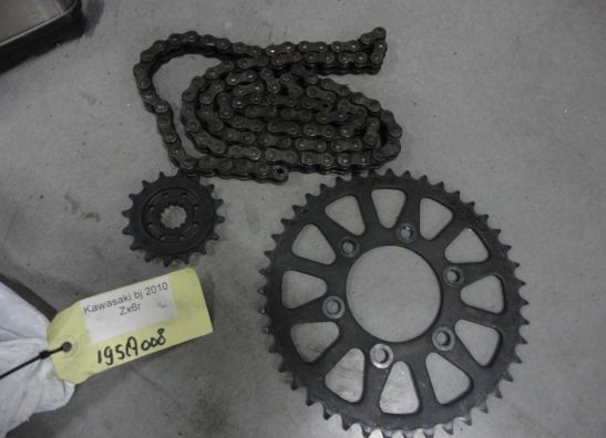 Chain and sprocket kit Kawasaki ZX 6 R