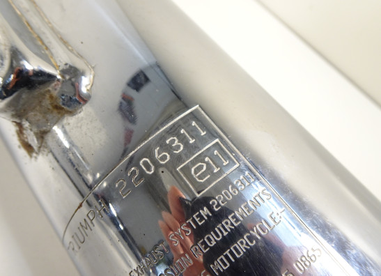 Uitlaat Triumph scrambler 900