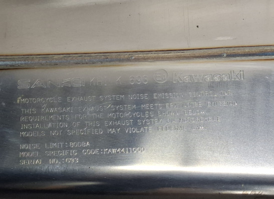 Muffler Kawasaki Z 1000 Sx