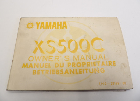 Manuel Yamaha XS 500