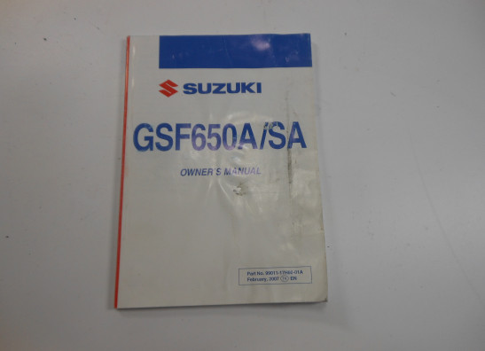 Fahrerhandbuch Suzuki GSF 600 650 Bandit 