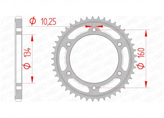 Rear sprocket Honda CBR Fireblade