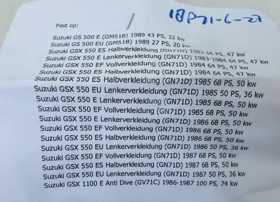 Lever handle clutch Suzuki Overige Suzuki