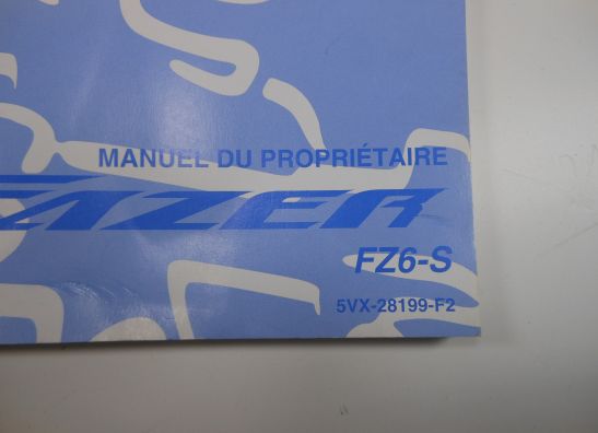 Manuel Yamaha FZ6