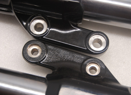 Voorpoot binnen Harley Davidson Softtail