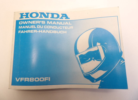 Instructieboekje Honda VFR 800 I
