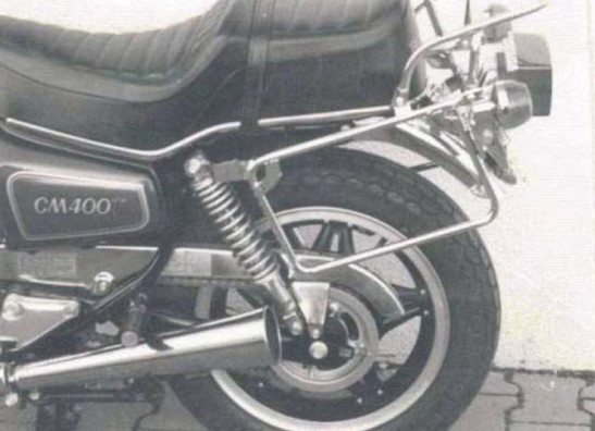 Suitcase bracket set Honda CM 400 T 