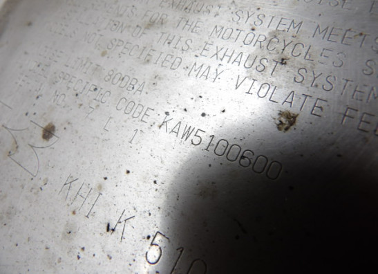 Uitlaat Kawasaki ZX 6 R