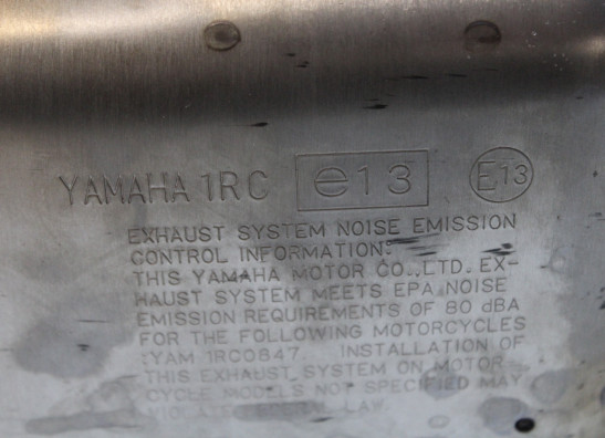 Uitlaat Yamaha MT 09