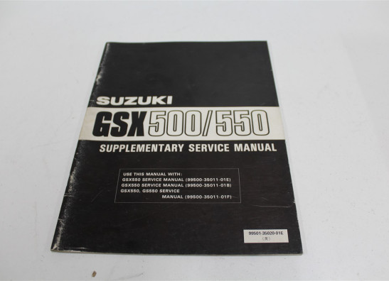 Werkplaatshandboek Suzuki GSX 550 EF