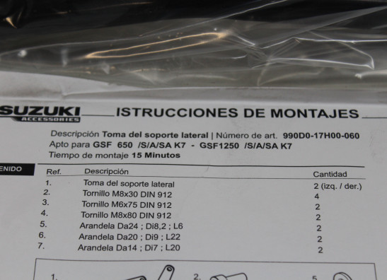 Suitcase bracket set Suzuki GSF 1250 Bandit 