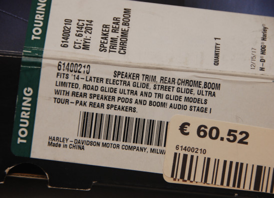 Radio toebehoren Harley Davidson Touring FL