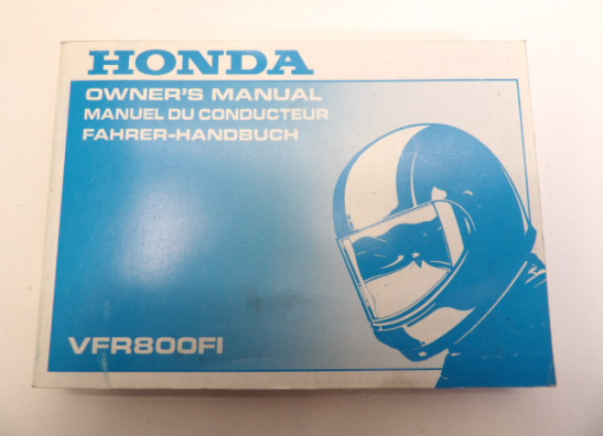 Instructieboekje Honda VFR 800 I